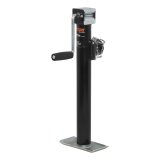 CURT Pipe-Mount Swivel Jacks 28324 Trailer Jack, Pipe Mount, Weld On, 2,000 lb. Capacity, 15 in. Travel, Steel, Painted, Side Wind, Each thumbnail 1