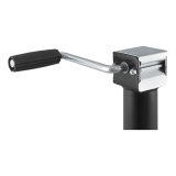 CURT Pipe-Mount Swivel Jacks 28324 Trailer Jack, Pipe Mount, Weld On, 2,000 lb. Capacity, 15 in. Travel, Steel, Painted, Side Wind, Each thumbnail 3