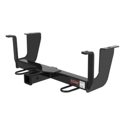 CURT Class 2 Receiver Hitch 31047 Trailer Hitch, III, in. Receiver, Black Powdercoated, Front Mount, Jeep, Each