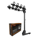 CURT Extendable Hitch-Mounted Bike Racks 18030 Racks, Rack, Frame-Style Rack, 1.25 and 2 in. Receiver Size, 4 Capacity, Steel, Black, Each thumbnail 2