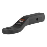 CURT Magnum One-Piece Forged Ball Mounts 45340 Receiver Hitch Mount, V, Carbide, 2 in.Square, 2 in. Drop, 1 in. Rise, 8.25 in Length, Each thumbnail 1