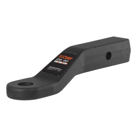 CURT Magnum One-Piece Forged Ball Mounts 45340 Receiver Hitch Mount, V, Carbide, 2 in.Square, 2 in. Drop, 1 in. Rise, 8.25 in Length, Each