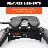 CURT A25 Fifth Wheel Trailer Hitches 16093 Hitch 2020-2020 Silverado 2500 HD 8' Bed with 5th Prep 3500 HD 8' Bed Sierra 2500 HD 8' Bed Sierra 3500 HD 8' Bed Whith Package thumbnail 8