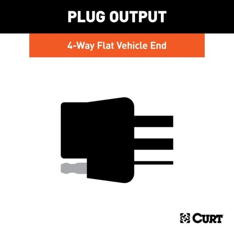 Curt Manufacturing - Trailer Wiring Harnesses for 2019-2022 TRAX 56419 Connector Kit, Custom Harness (4-Way Flat Output) thumbnail 4