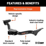 Curt Manufacturing - Receiver Hitches for 2020-2025 F-350 SUPER DUTY 14018 Trailer Hitch, Class 4 Trailer Hitch with 2" thumbnail 4