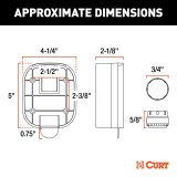 CURT Tire Linc Pressure Monitoring Systems 57009 System, TPMS, OneControl® App., Repeater, 4 Sensors, Kit thumbnail 2