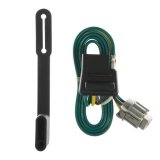 CURT Custom Wiring Connector Harnesses for 2000-2004 XTERRA - 55244 Vehicle Towing Harness Adapter, Trailer Harness Adapter, 4-Way Flat, Replacement Style, Nissan, Each thumbnail 1