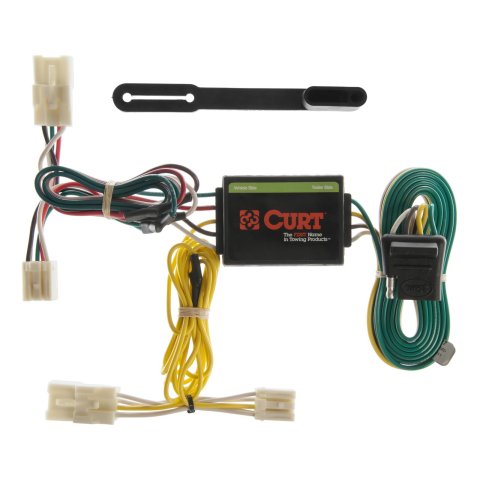 CURT Custom Wiring Connector Harnesses for 2001-2005 RAV4 - 55307 Vehicle Towing Harness Adapter, T-Connector, 3-Wire System, Converter, Toyota, Each