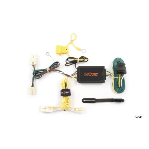 CURT Custom Wiring Connector Harnesses for 2009-2014 GENESIS - 56041 Vehicle Towing Harness Adapter, T-Connector, 3-Wire System, Hyundai, Each thumbnail 1