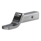 CURT Chrome Plated Ball Mounts 45290 Receiver Hitch Mount, Chrome, 2 in. Square, 2 in. Drop, .750 in. Rise, 8.25 in. Length, Each thumbnail 1