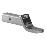 CURT Chrome Plated Ball Mounts 45290 Receiver Hitch Mount, Chrome, 2 in. Square, 2 in. Drop, .750 in. Rise, 8.25 in. Length, Each thumbnail 2
