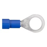 CURT Insulated Ring Terminals 59525 Wiring Connectors, Terminals, 5/16 in. Stud Style, 14 To 16-gauge, Blue, Set of 100 thumbnail 1