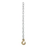 CURT Safety Chain Assemblies 80315 Chain, Steel, Zinc Plated, 16,200 lb. Break Force, 35 in. Length, Clevis Hook Ends, Each thumbnail 2
