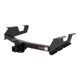 CURT Class 3 Receiver Hitch 13061 Hitch, Rear, 2 in. Square, 2, Steel, Black, Chevy, GMC, Each thumbnail 1