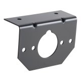 CURT Trailer Wire Connector Brackets 57208 Mounting Bracket, 4, 5, 6 Round Socket, Steel, Black, Each thumbnail 2