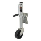 CURT Marine Trailer Jacks 28112 Jack, Marine, 1,200 lb. Capacity, 10 in. Travel, Steel, Zinc, Single Caster, Swivel, Each thumbnail 1