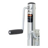 CURT Marine Trailer Jacks 28112 Jack, Marine, 1,200 lb. Capacity, 10 in. Travel, Steel, Zinc, Single Caster, Swivel, Each thumbnail 6