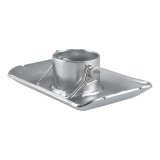CURT Trailer Jack Bases 28272 Foot, Replacement Part, 2,000 lb. Capacity, for 2 in. Diameter Tube, Each thumbnail 1