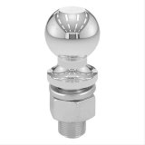 CURT Hitch Balls 40008 Ball, 2 5/16 in. Diameter, 20,000 lbs. Rating, Steel, Chrome, 1.250 in. Shank Diameter, Each thumbnail 1