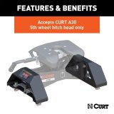 CURT A30 Fifth Wheel Trailer Hitches 16070 5th Hitch 2020 Chevrolet Silverado 2500 HD 8' bed with 5th wheel prep package,2020 GMC Sierra 2500 HD 8' bed with 5th wheel prep package thumbnail 3