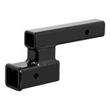 Curt Manufacturing Receiver Hitch Extenders and Adapters 45798 Trailer Adapter, Adapter (2" Shank, 4" Drop, 7,500 lbs.) thumbnail 1
