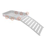 CURT Replacement Cargo Carrier Hardware Kits 19232 Receiver Hitch Components, Bolts and Screws, for with Ramp, Kit thumbnail 2