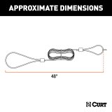 Curt Manufacturing Fastener Pull Wires 52021 Trailer Brake Control Lanyard thumbnail 3