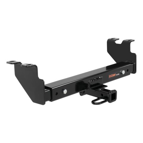 CURT Class 2 Receiver Hitch 12923 Trailer Hitch, II, 1-1/4 in. Multi-Fit Receiver, Black, Square Tube, Each
