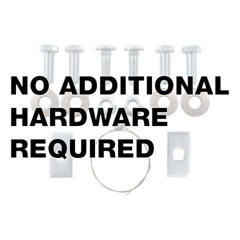 CURT Class 2 Receiver Hitch 12264 Trailer Hitch, II, 1-1/4 in. Receiver, Black, Square Tube, Ball Mount, Each