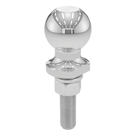CURT Hitch Balls 40073 Ball, Chrome, 2 in. Ball, 0.750 in. Diameter Shank, 3 in. Length Shank, 3,500 lbs., Each