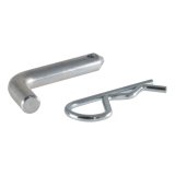 CURT Receiver Pins and Clips 21400 Hitch Pin, 1/2 in. Diameter, Steel, Zinc Plated, Clip, Universal, Kit thumbnail 1