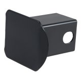 CURT Hitch Tube Covers 22751 Receiver Cover, Steel, Black, 2 in. Size, Each thumbnail 1