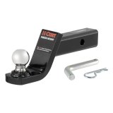 CURT Fusion Mount Ball Mounts 45151 Receiver Hitch Mount, Mount, 4 in. Drop, 1 7/8 in. Ball, Each thumbnail 1