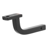 CURT Universal Ball Mounts 45520 Receiver Hitch Mount, Steel, Black, 1.25 in. Square, 0 in. Drop, 3.125 in. Rise, 9.75 Length, Each thumbnail 1