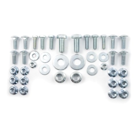 CURT Gooseneck Under-Bed Installation Kits for 1997-2003 F-150, 2004 F-150 HERITAGE, 1997-1999 F-250 - 60637 Hitch Mounting Kit, Steel, Black Powdercoated, 30,000 GTW, Ford, Kit