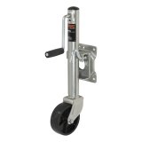CURT Marine Trailer Jacks 28100 Jack, Marine, 1,000 lb. Capacity, 10 in. Travel, Steel, Zinc, Single Caster, Swivel, Each thumbnail 1