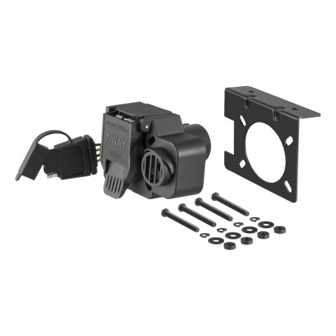 Curt Manufacturing Vehicle Towing Harness Adapter Mounting Brackets 57101 MULTI-FUNCTION SOCKE
