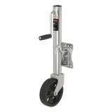 CURT Marine Trailer Jacks 28115 Jack, Marine, 1,500 lb. Capacity, 10 in. Travel, Steel, Zinc, Single Caster, Swivel, Each thumbnail 1
