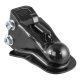 CURT Adjustable Couplers 25330 Trailer Coupler, Adjustable, Simple Latch, Steel, Black, 2,100 lbs. Tongue Weight, 14,000 lbs. Gross Load thumbnail 2