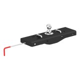 CURT Double Lock EZr Gooseneck Hitches 60619 Hitch, EZr, Bed Location, Steel, Carbide Powdercoated, Chevy, GMC, Each thumbnail 1