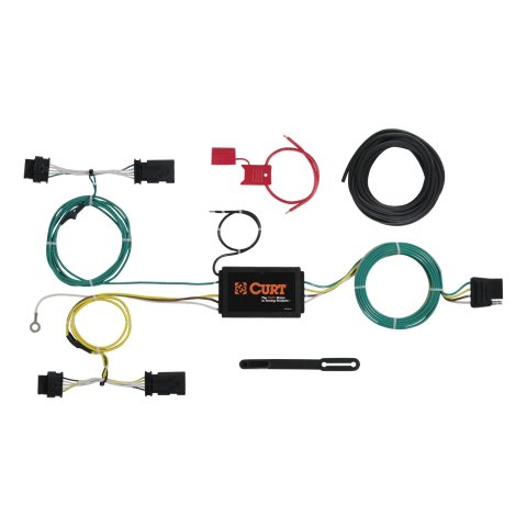 CURT Custom Wiring Connector Harnesses for 2015-2023 RENEGADE - 56274 Adapter, Vehicle Towing Harness, 3 to 2 Powered Converter, Jeep, Kit