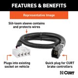 Curt Manufacturing Trailer Brake Controller Harnesses 51527 Control Harness thumbnail 3
