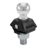 CURT Rockerball Cushioned Hitch Trailer Balls 40249 Ball, RockerBall 2-5/16" Cushion Ball (1-1/4" Shank, 12,000 lbs., Packaged) thumbnail 2