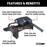 CURT A30 Fifth Wheel Trailer Hitches 16190 Hitch, Hitch, Gross Weight 30,000 lbs., Kit thumbnail 4