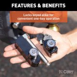 CURT Rebellion XD Tongue and Hitch Lock Sets 45932 Receiver Coupler Locks, Trailer Lock, Set thumbnail 9