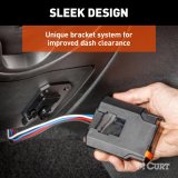 CURT Discovery NEXT Brake Controllers 511266 Trailer Controller, NEXT, Operates 2-8 Brakes, 1-4 Axles, LED, Under Dash Mount, Black, Plastic, Time Delay Activation, Set of 6 thumbnail 1