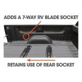 CURT Custom Wiring Connector Harnesses 56001 Vehicle Towing Harness Adapter, 7-Pole 5th Wheel or Gooseneck Harness, 10 Feet, Dodge, Kit thumbnail 5
