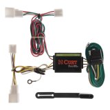 CURT Custom Wiring Connector Harnesses for 2002-2006 CAMRY - 55308 Vehicle Towing Harness Adapter, T-Connector, 3-Wire System, Converter, Toyota, Each thumbnail 1