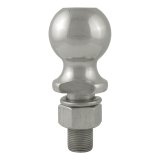 CURT Hitch Balls 40084 Ball, Stainless Steel, 2 5/16 in. Ball, 1 in. Diameter Shank, 2.125 in. Length Shank, 7,500 lbs., Each thumbnail 2