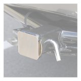 CURT Hitch Tube Covers 22170 Receiver Cover, 2 in. x 2 in., Plastic, Chrome Plated, Universal, Each thumbnail 1